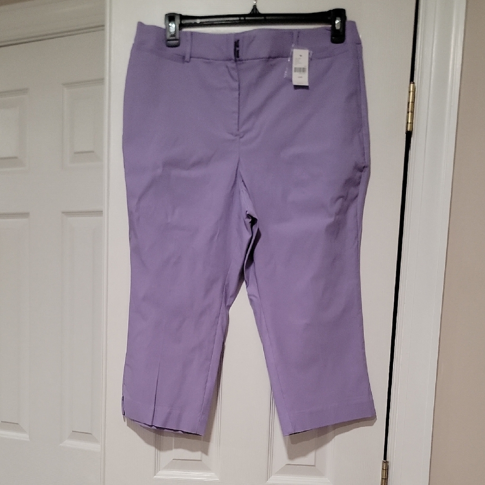 Lane Bryant Lilac Cropped Capris